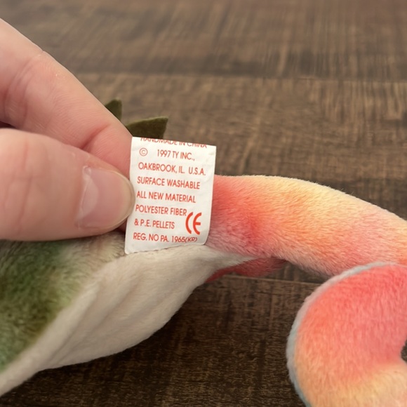 Beanie‎ Baby Original - Iggy 1997 - Picture 6 of 6